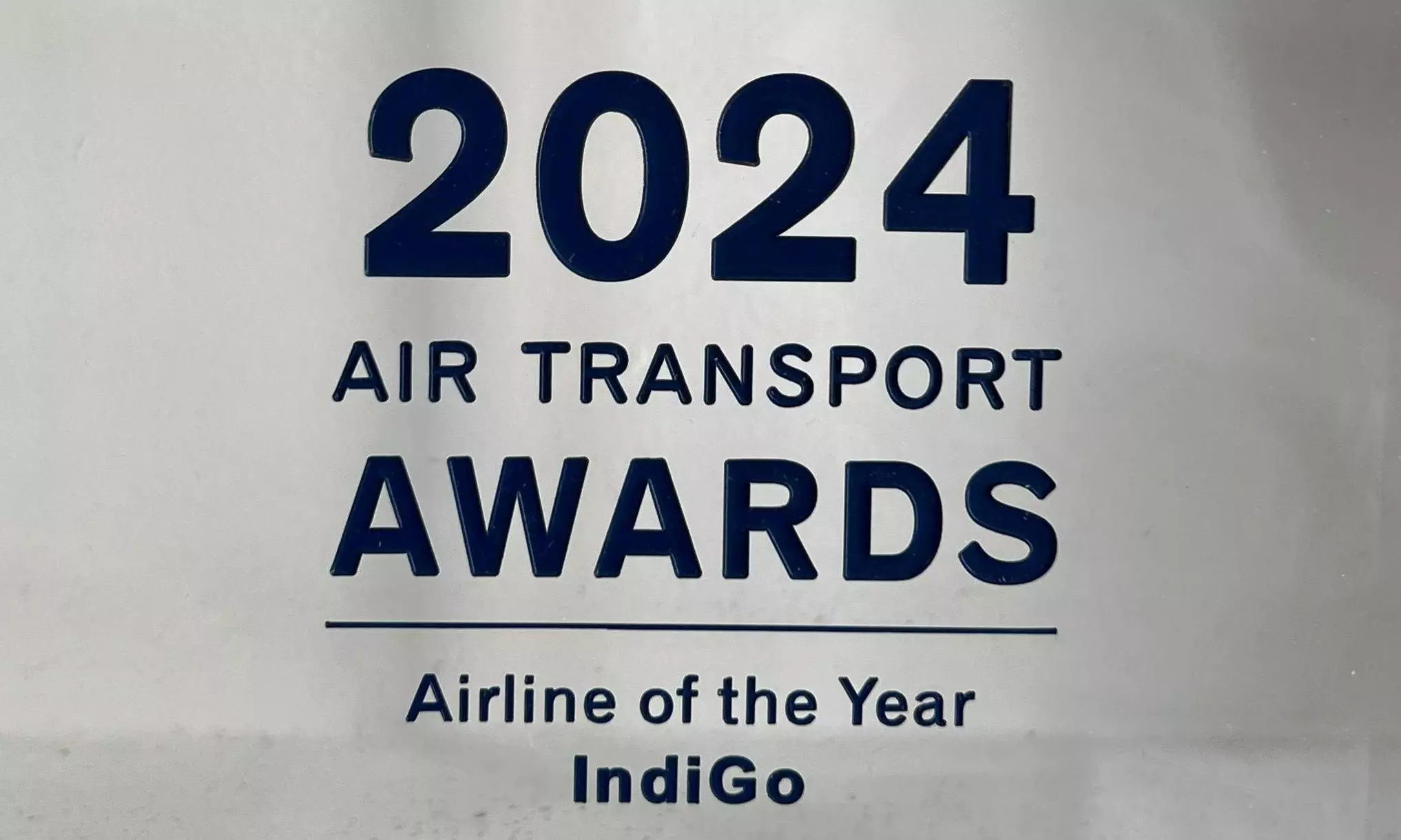 IndiGo wins Airline of the Year at Air Transport Awards 2024!