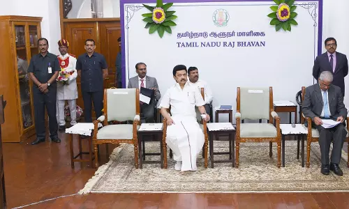 DC Edit | DMK mantri takes oath; law wins DC Edit | DMK mantri takes oath; law wins