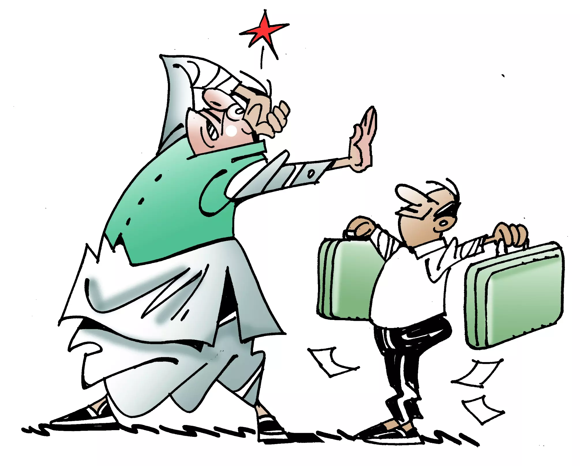 NETA NATTER | BJP MLA REFUSES TO PLAY WITH CASH NETA NATTER | BJP MLA REFUSES TO PLAY WITH CASH