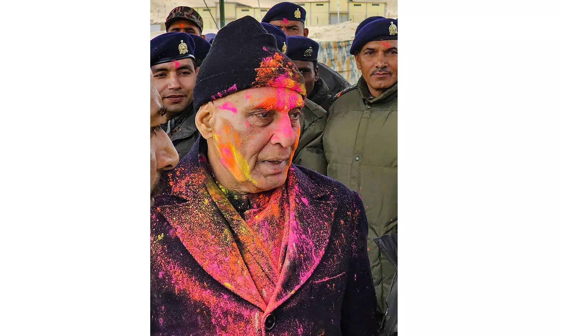 Soldiers commitment stronger than freezing temperatures: Rajnath Singh Soldiers commitment stronger than freezing temperatures: Rajnath Singh
