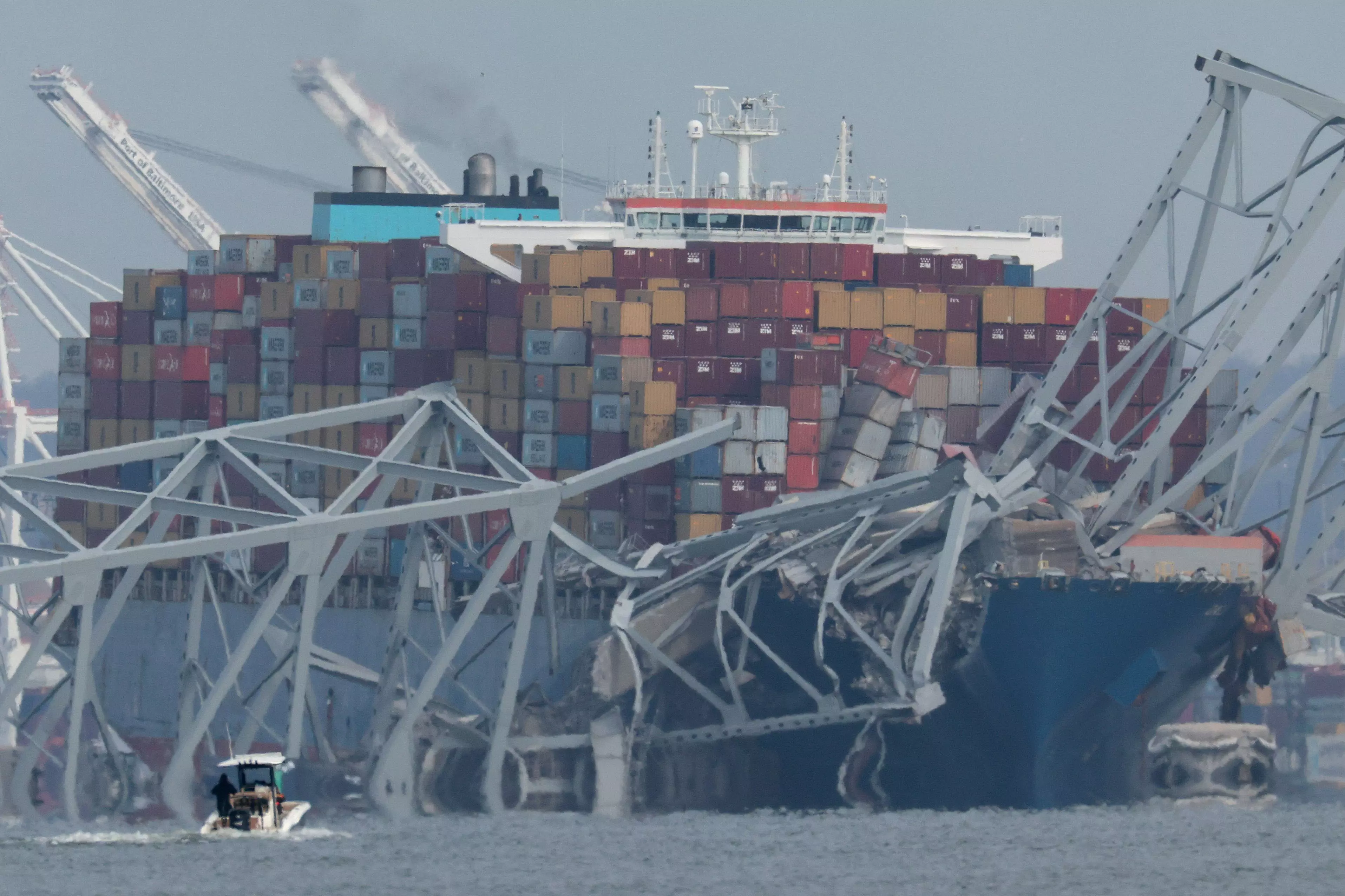 Crew of container ship that collided with Baltimore bridge all Indian: Company