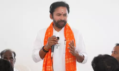 Telangana BJP President G Kishan Reddy Demands Judicial Probe Into Phone-Tapping Issue Telangana BJP President G Kishan Reddy Demands Judicial Probe Into Phone-Tapping Issue