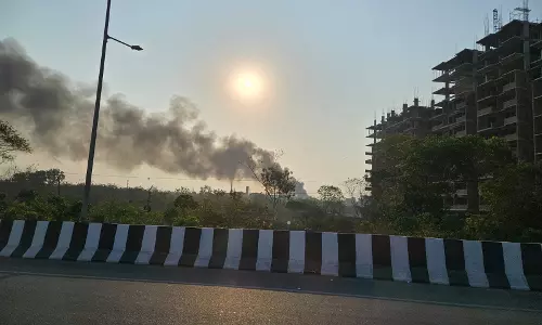 Fire at industrial unit in Mailadevarapally, property worth Rs 50 lakh gutted Fire at industrial unit in Mailadevarapally, property worth Rs 50 lakh gutted