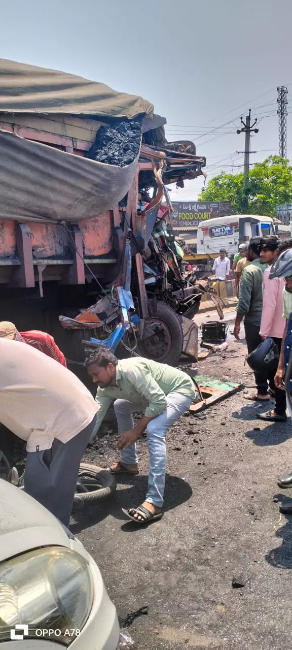 Visakhapatnam Lorry Crash: Miraculous Escape for Passengers