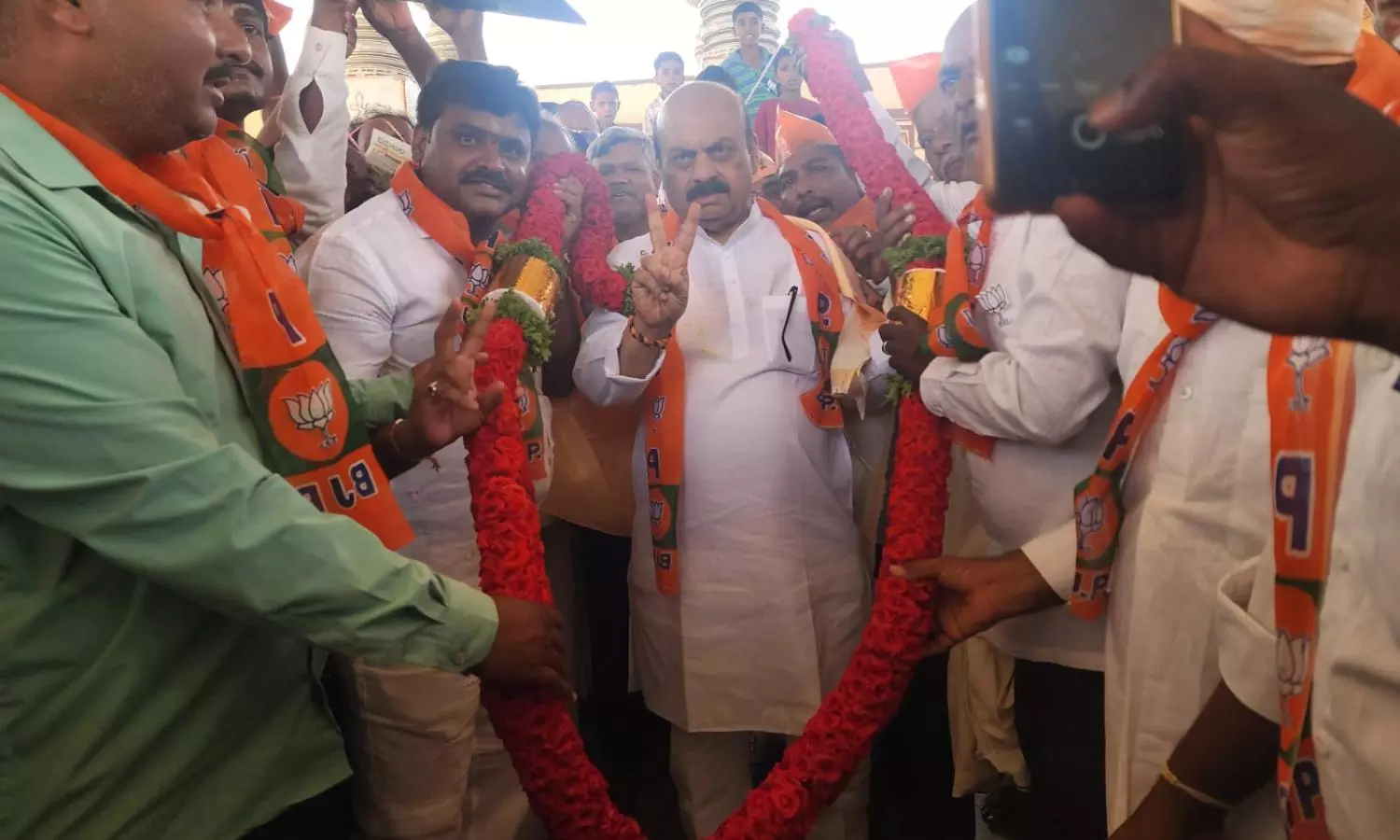 BJPs Basavaraj Bommai Criticizes Congresss Fielding of Ministerial Relatives in Haveri Elections