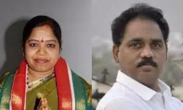 Ganesh, Jhansi urge voters to re-elect YSRC