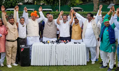 Heavy police deployment for INDIA bloc rally