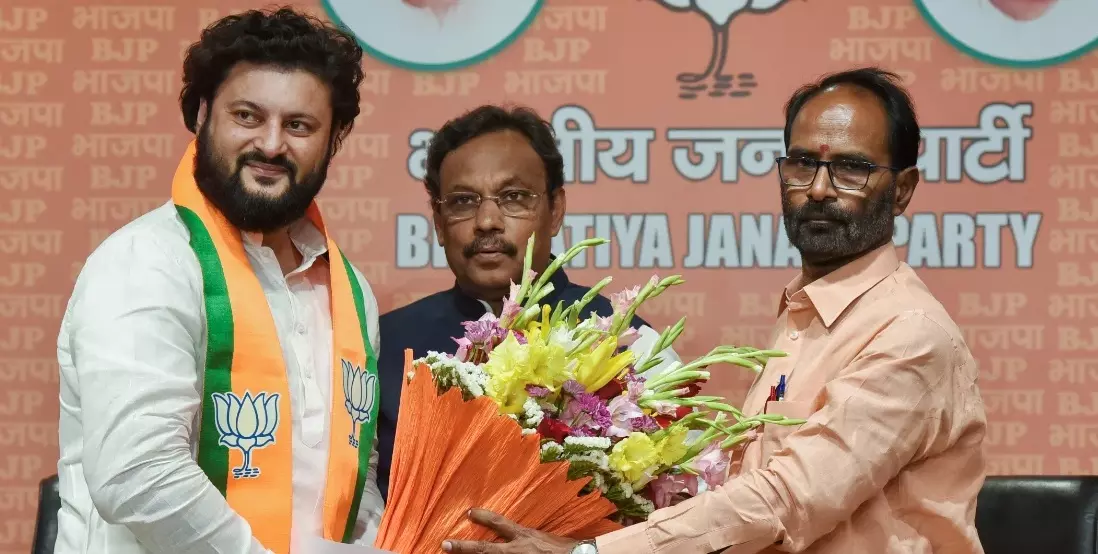 Odia Superstar Anubhav Mohanty Joins BJP Days After Quitting BJD Odia Superstar Anubhav Mohanty Joins BJP Days After Quitting BJD