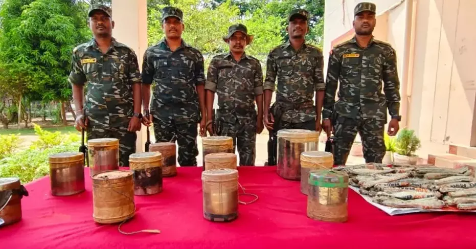 Odisha Police Averts Possibility Of Maoist Attack, Seize Huge Cache Of Explosives Ahead Of Elections