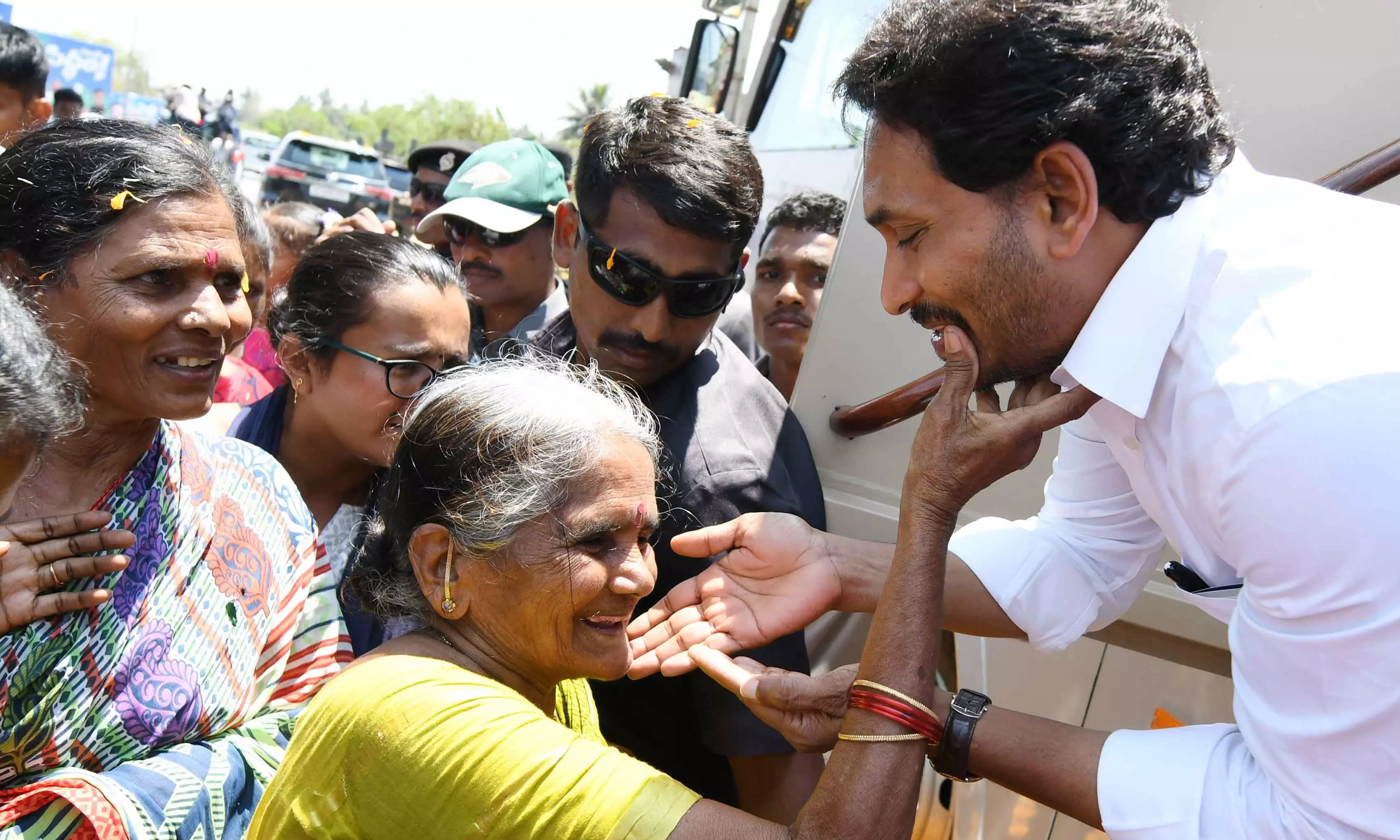 Jagan Pitches AP Polls as Battle Between Right and Wrong Jagan Pitches AP Polls as Battle Between Right and Wrong