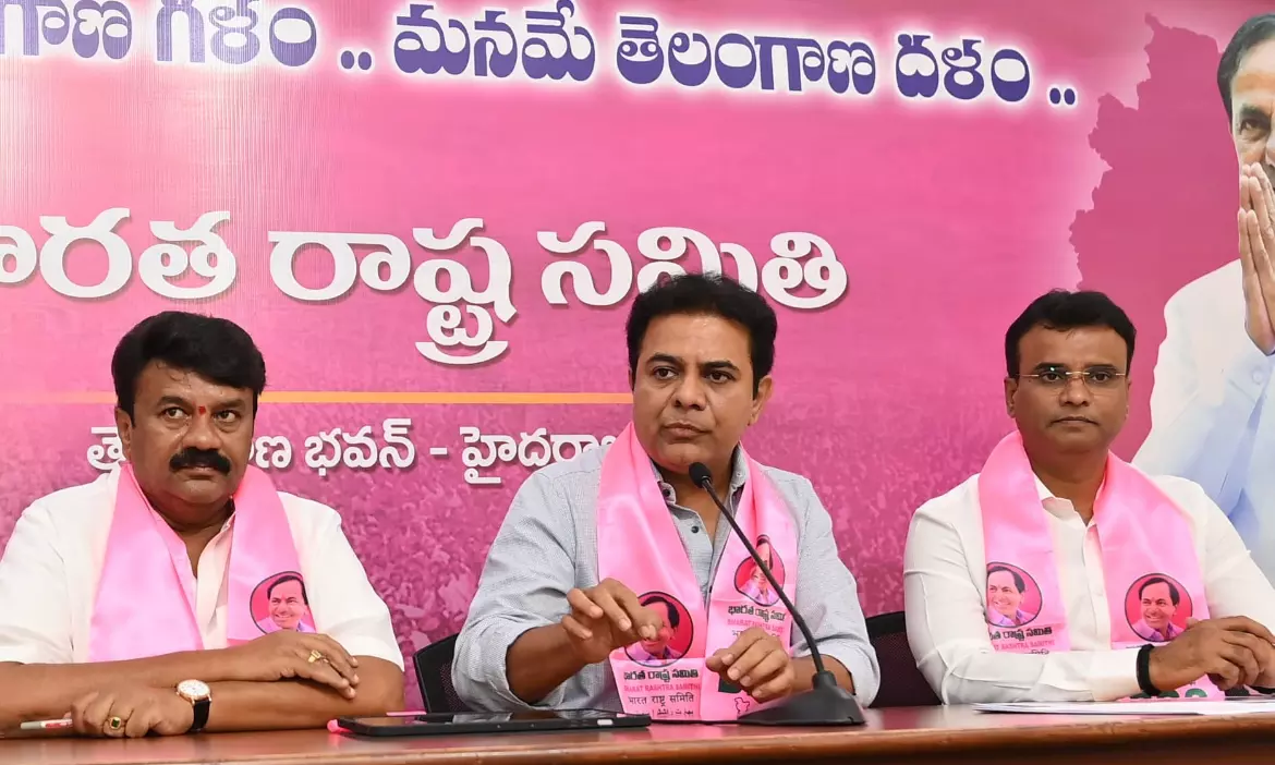 Snoop Case: Denying his Involvement, KTR Demands Probe to Cover Role of Top IPS Officers