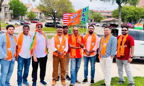 NRIs root for KVR, take out rallies in US