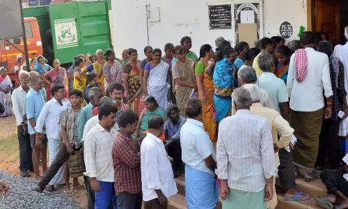 Aged pensioners face hardships to collect pension in Andhra Pradesh
