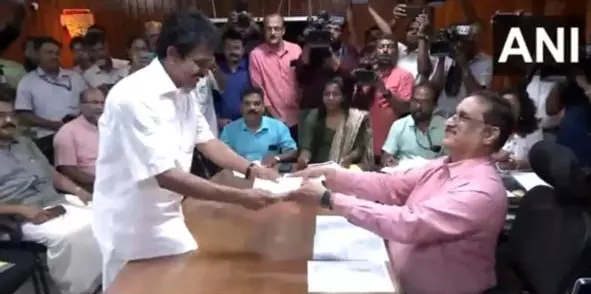 Congress Leader KC Venugopal Files Nomination Papers From Alappuzha Seat