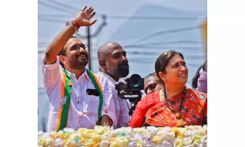 BJP Wayanad candidate K Surendran files nomination papers