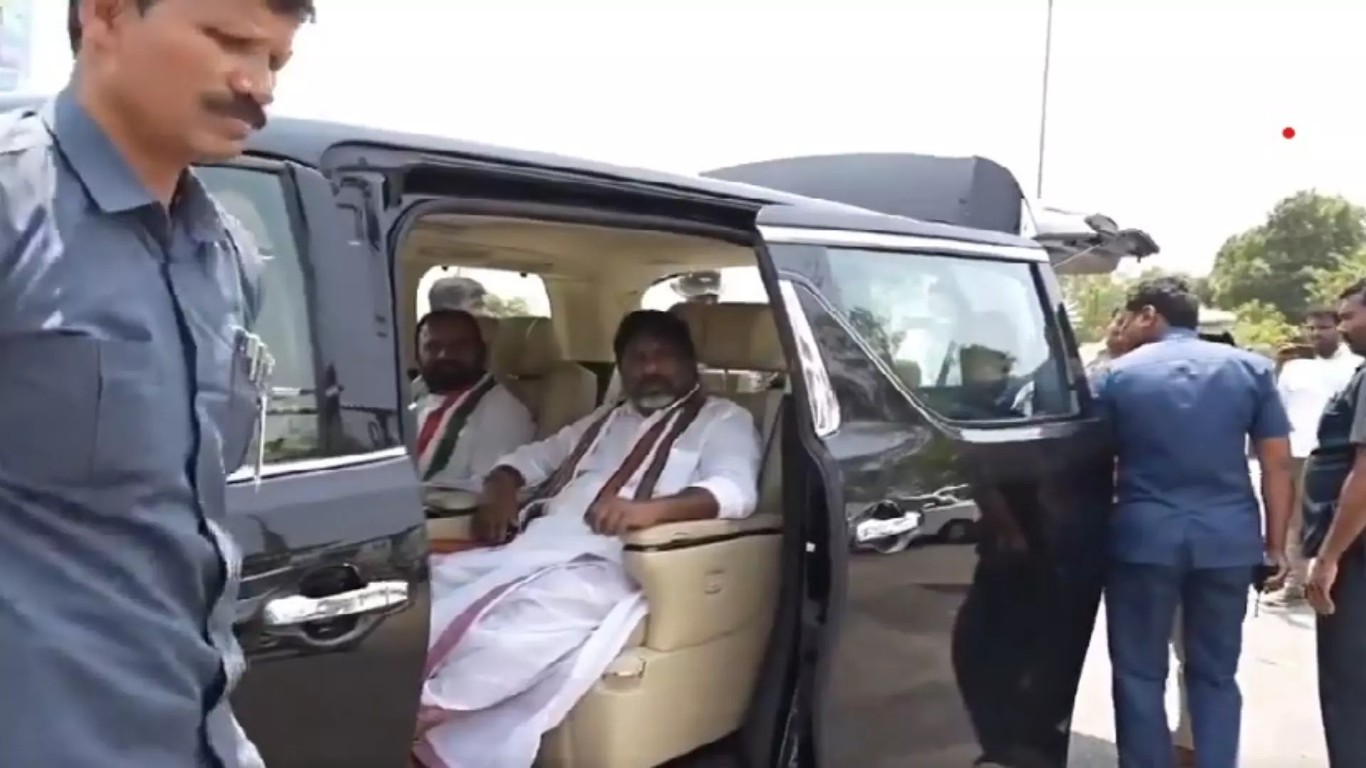 Deputy CM Bhattis Vehicle Checked Deputy CM Bhattis Vehicle Checked