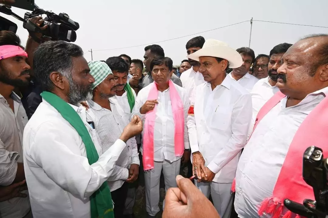 Start a Movement for Water Along with BRS, KCR Tells Karimnagar Farmers