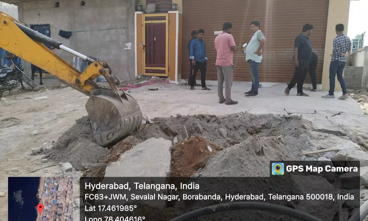 GHMC Officials Crack Down on Illegal Borewells GHMC Officials Crack Down on Illegal Borewells