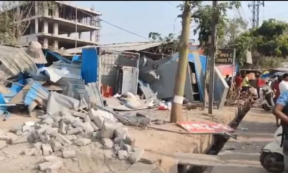 Illegal Buildings of Malla Reddys Son Razed