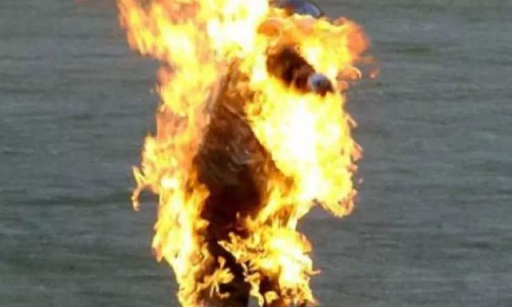 Man Burnt Alive By Drug Addict Son Ex-Maoist