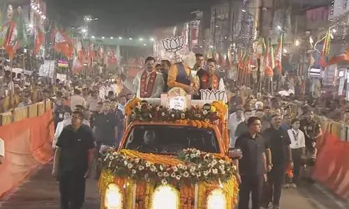 PM Modi Kicks Off BJP’s LS Campaign In MP, Holds Roadshow In Jabalpur
