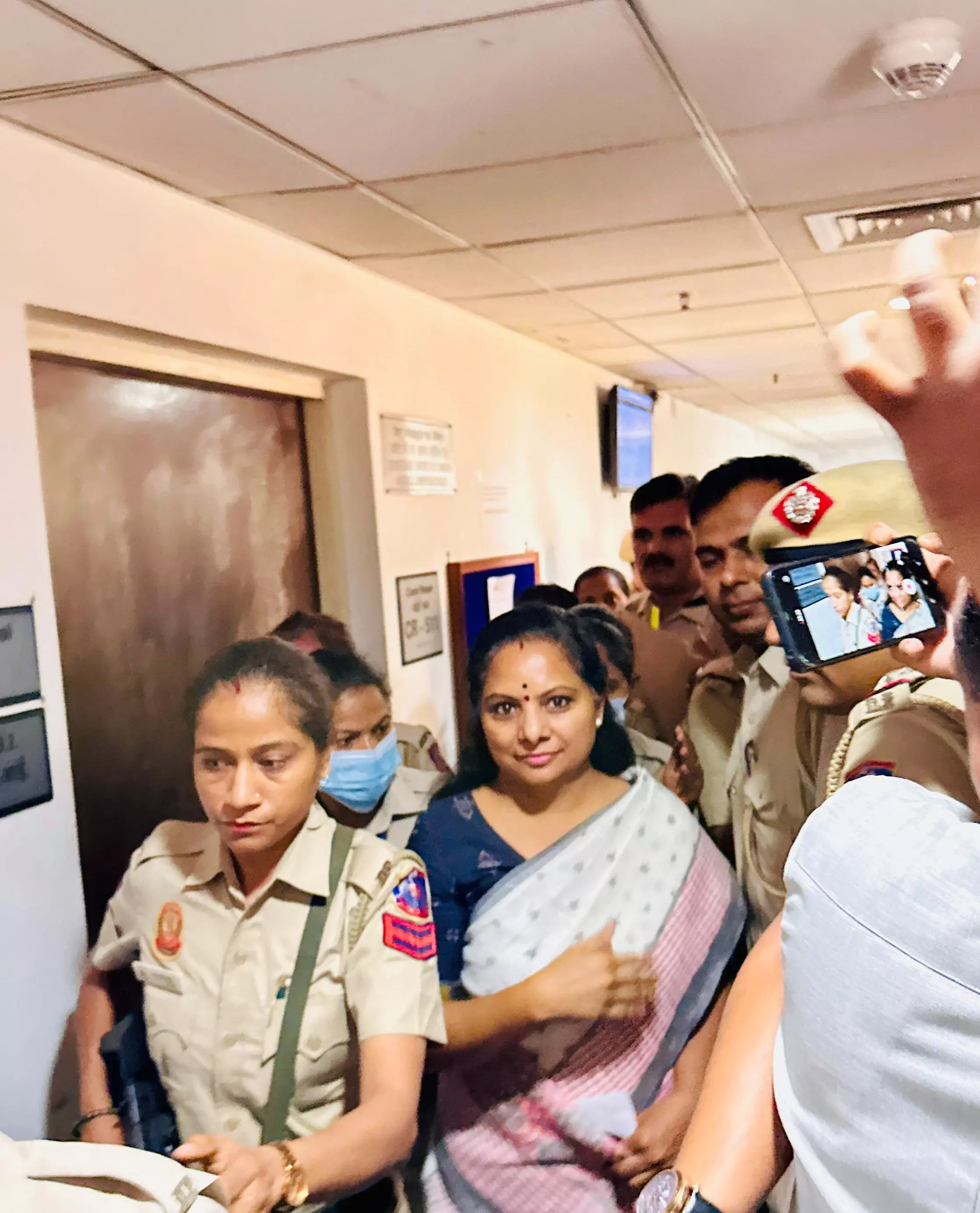K Kavitha Brought To Court As Her Judicial Custody Ends K Kavitha Brought To Court As Her Judicial Custody Ends
