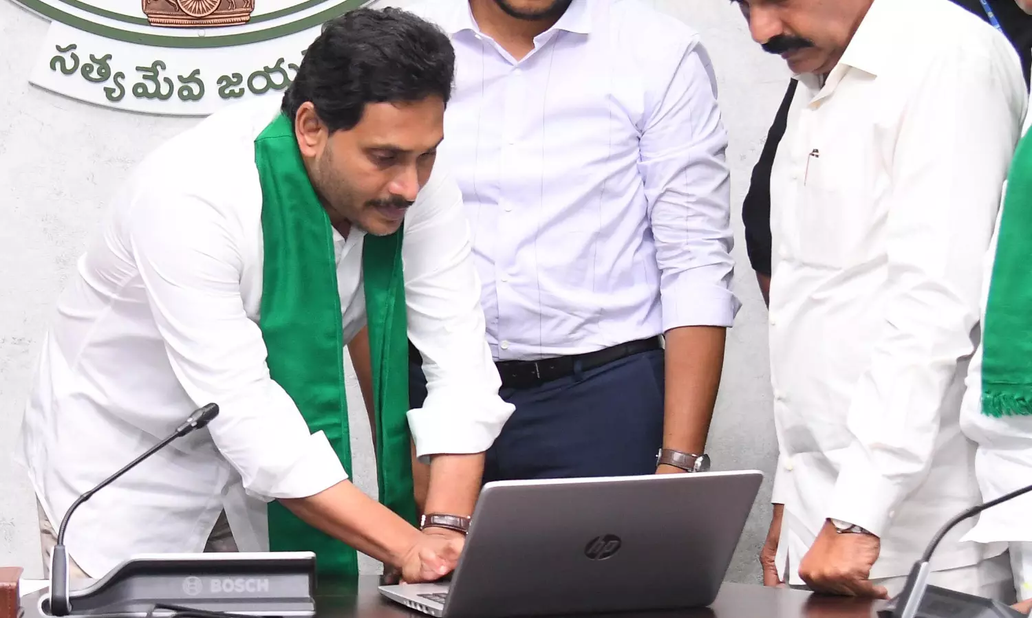 One Set of Nominations Filed on Behalf of YS Jagan from Pulivendula One Set of Nominations Filed on Behalf of YS Jagan from Pulivendula