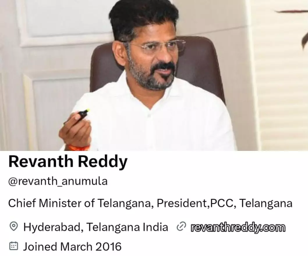 Confusion Abounds As CM Revanth Reddys Twitter Account Loses Blue Tick