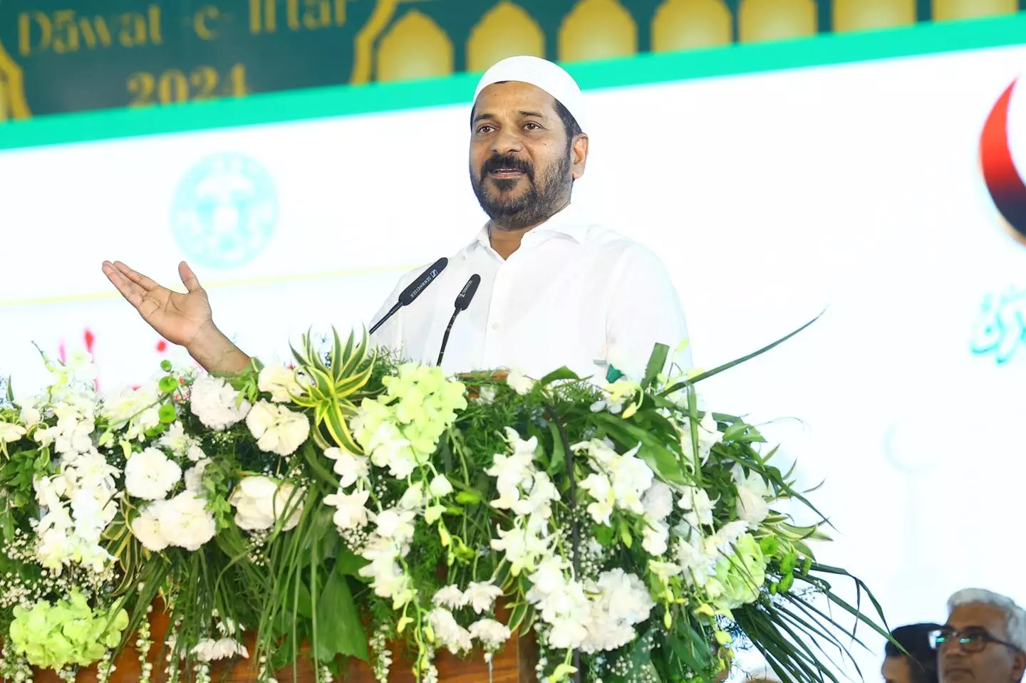 Revanth, Leaders Greet Muslims