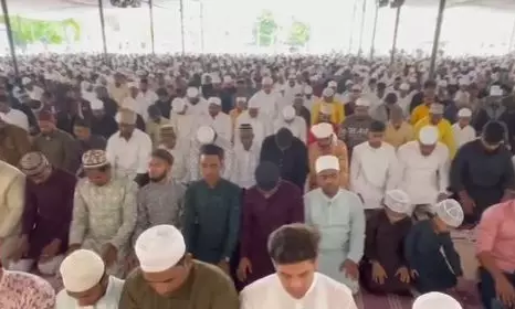 Eid-ul-Fitr Celebrated with Fervour in Hyderabad