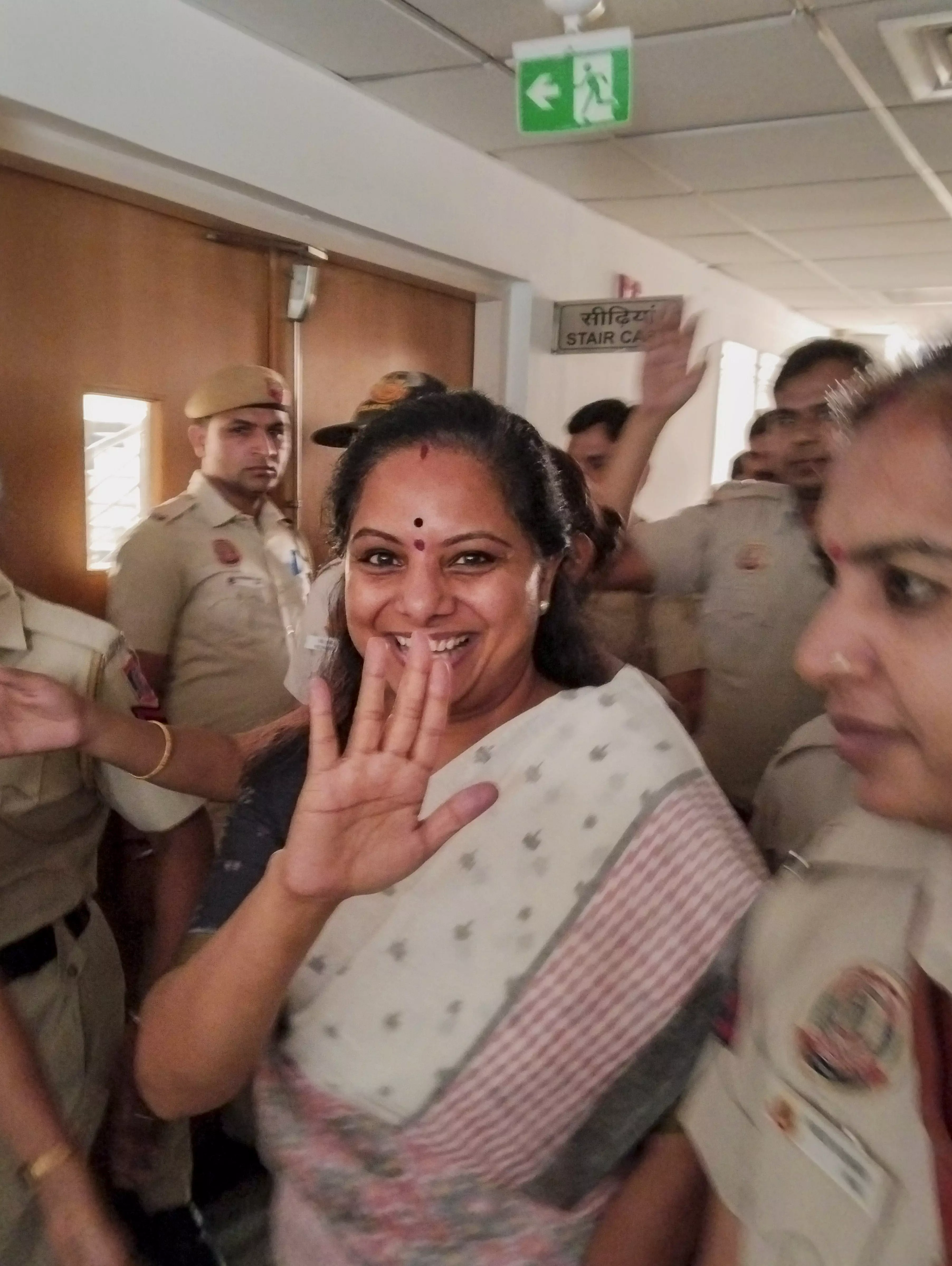 CBI Produces Kavitha in Court in Delhi Liquor Scam