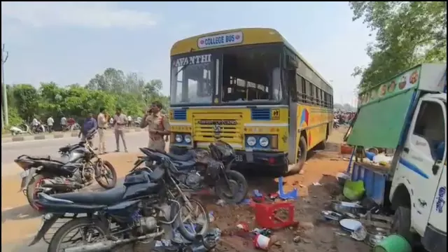 Anakapalli: Avanti College Bus Accident Kills One