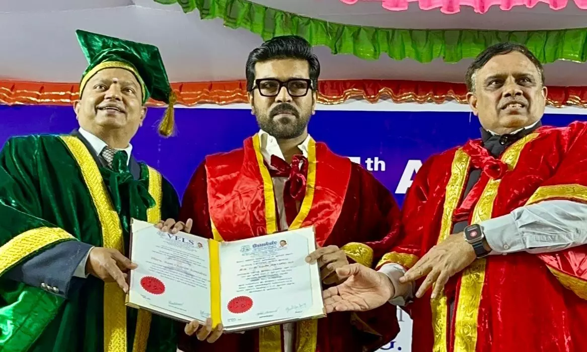 True Happiness for Any Parent, Chiru on Charans Honorary Doctorate