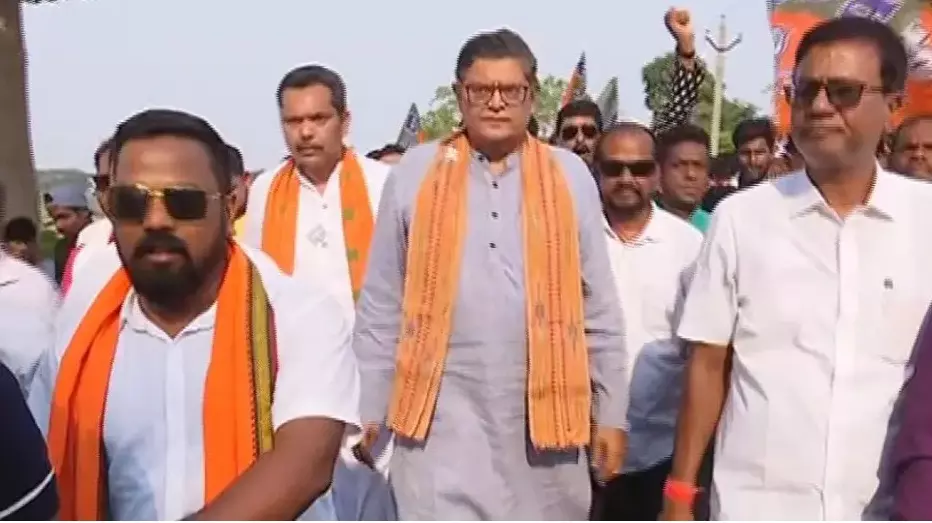 BJP National Vice President Baijayant Panda Intensifies Campaign in Kendrapara BJP National Vice President Baijayant Panda Intensifies Campaign in Kendrapara