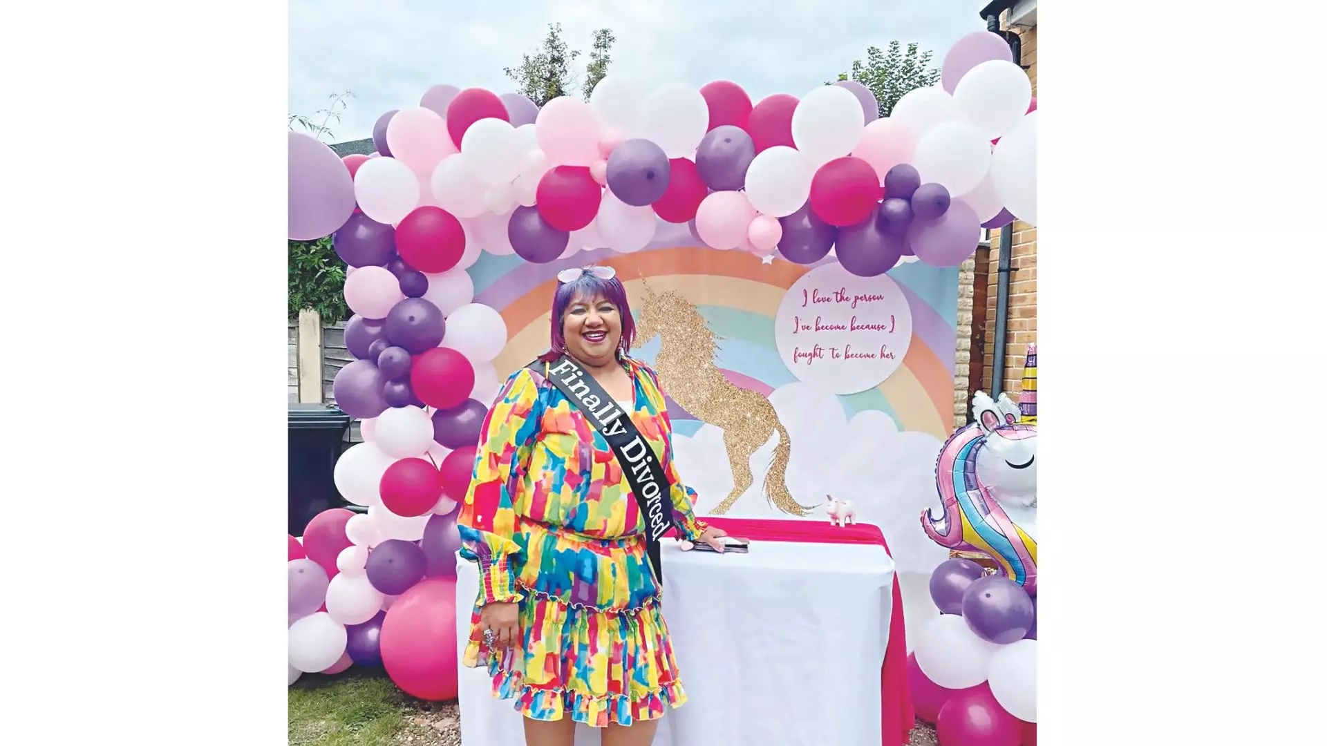 Divorce party parting shots