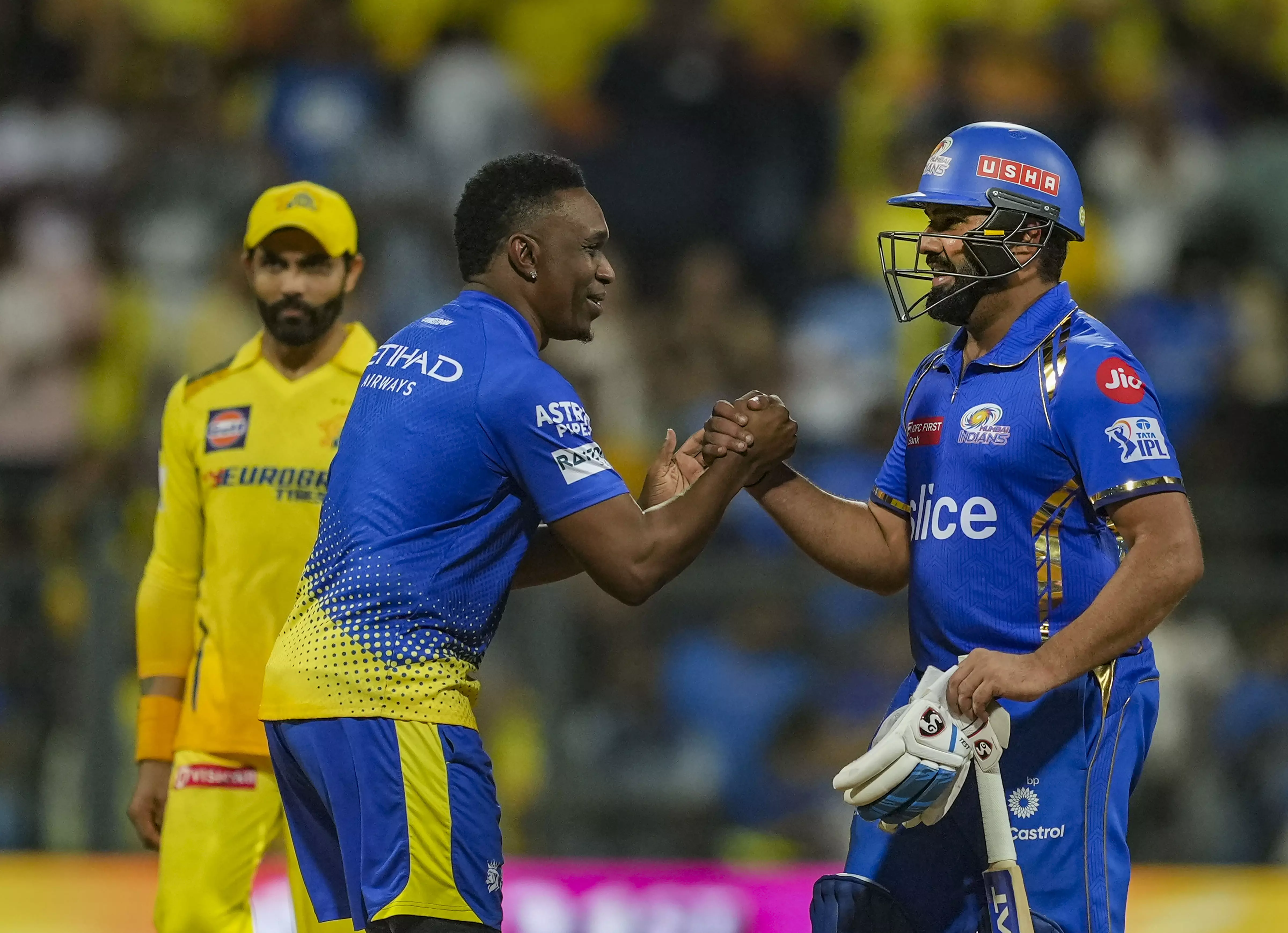 Rohit ton in vain as Chennai beat Mumbai in IPL