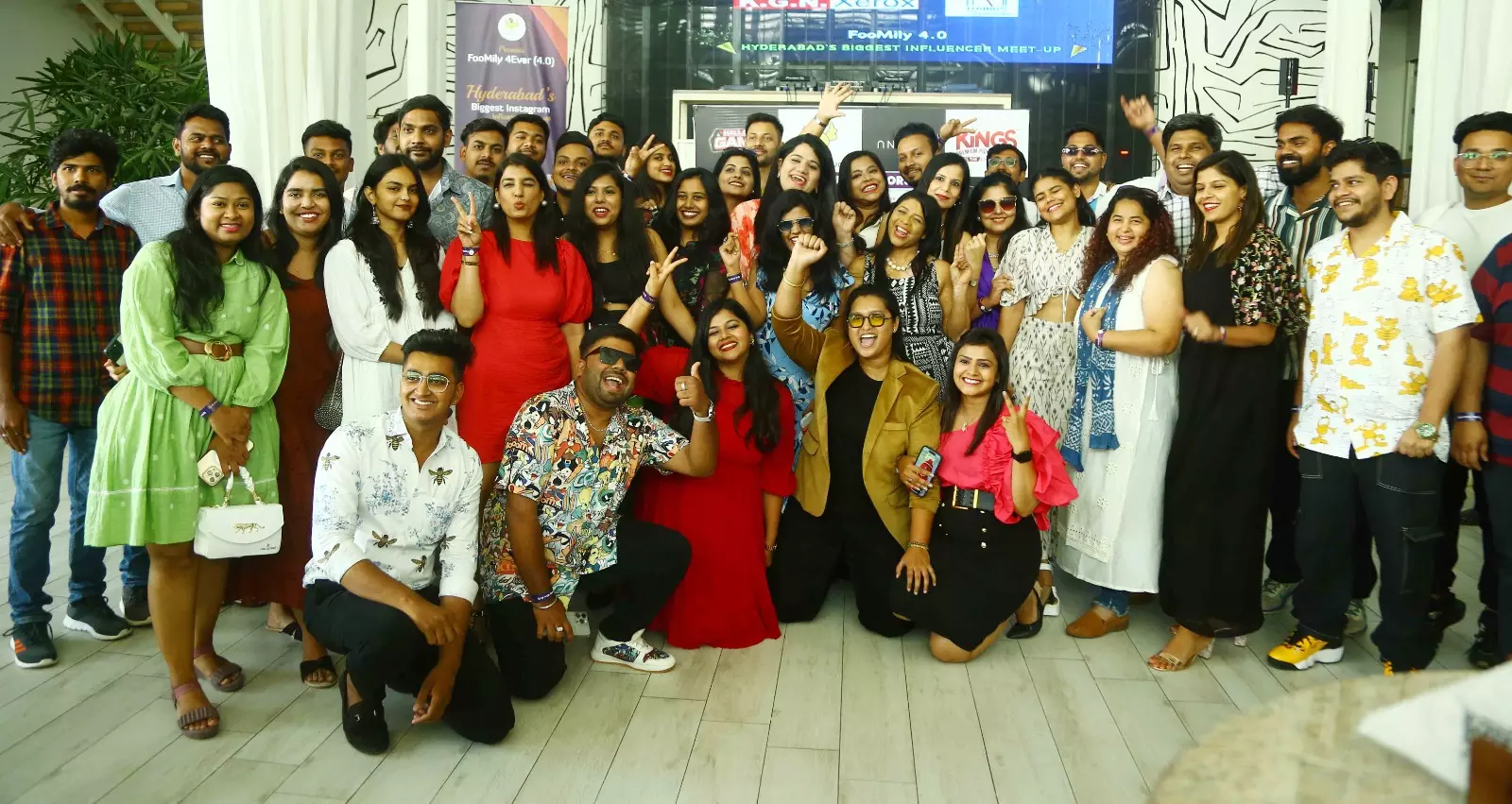 75 Famous Influencers of Hyderabad Attend FooMily 75 Famous Influencers of Hyderabad Attend FooMily