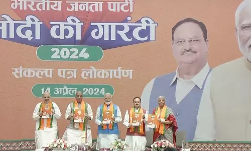 BJP Releases Manifesto ‘Sankalp Patra’ for Lok Sabha Elections 2024