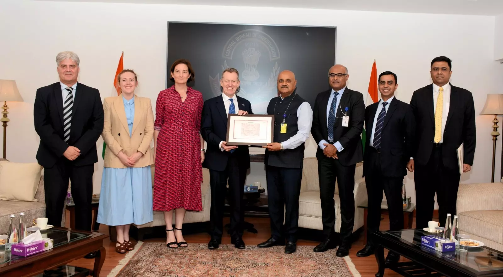 High level delegation from UK visits CBI headquarters in New Delhi