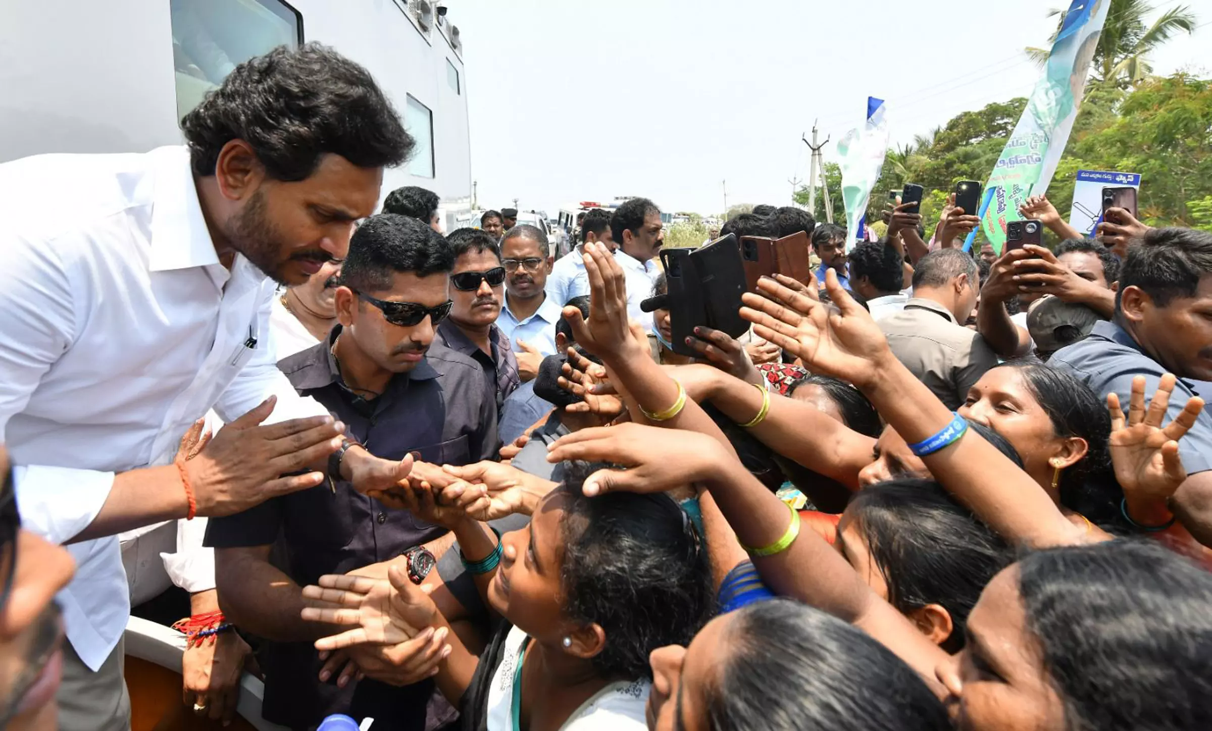 Jagan Seeks Votes to Continue Welfare Schemes