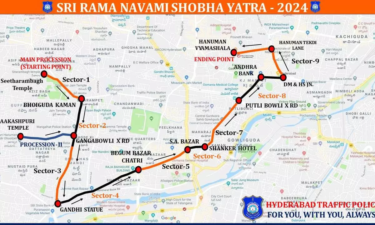 Traffic Restrictions on Rama Navami