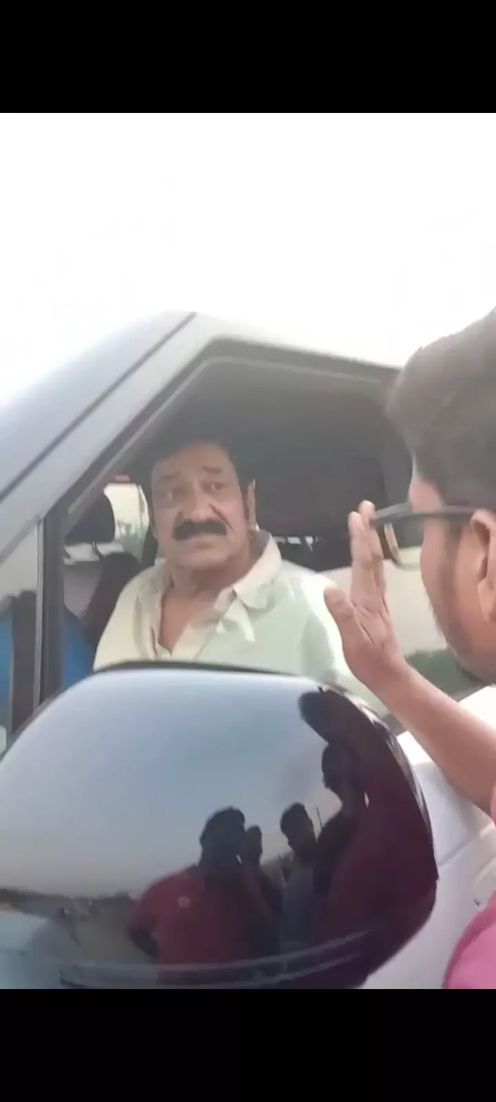 Actor Raghu Babu’s Car Mows Down BRS Leader