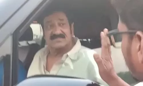 Actor Raghu Babu’s Car Mows Down BRS Leader