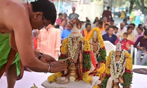 Grand Srirama Shobha Yatra in Rajamahendravaram