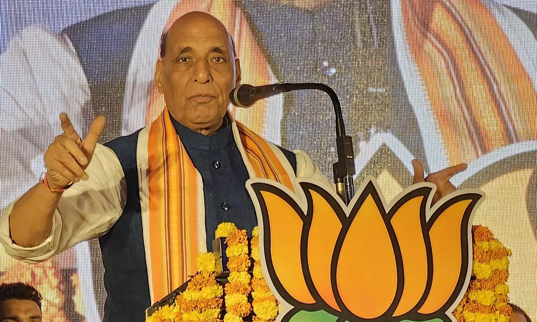 Rahul doesnt have courage to contest from Amethi: Rajnath Singh