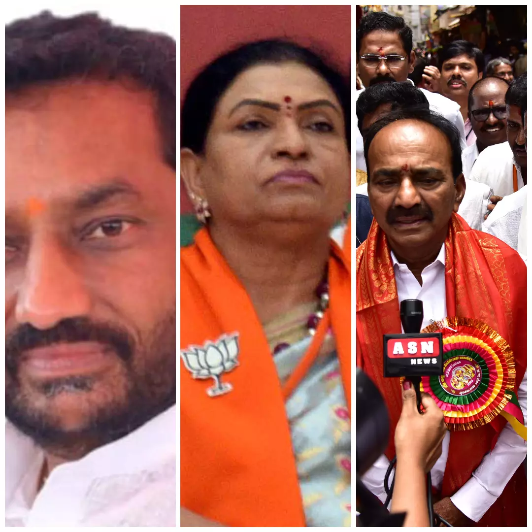 Lok Sabha Polls: Raghunandhan Rao, Aruna and Etala file nominations