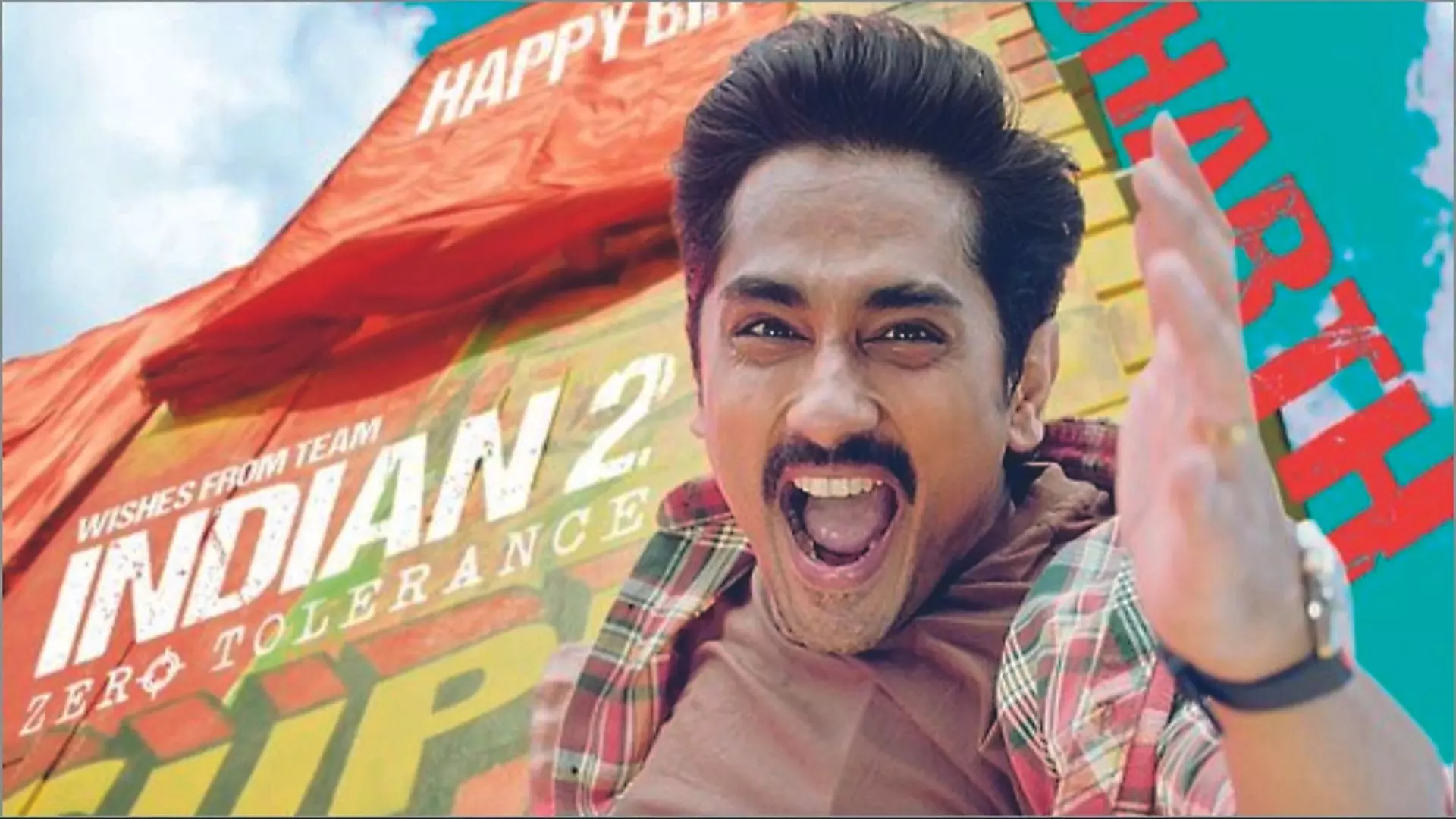 Siddharth’s ‘Indian 2’ first look released on birthday