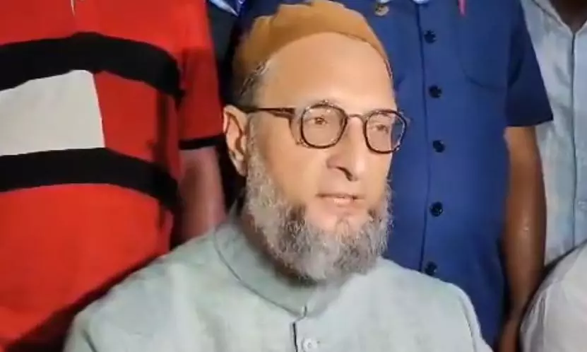 Owaisi Flags Hyderabad BJP LS Candidate’s Action Owaisi Flags Hyderabad BJP LS Candidate’s Action