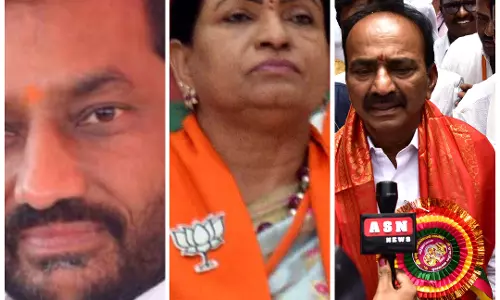 Lok Sabha Polls: Raghunandhan Rao, Aruna and Etala file nominations