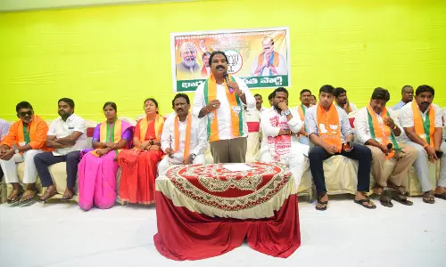 BJP Gains Momentum in Warangal as BRS Activists Join